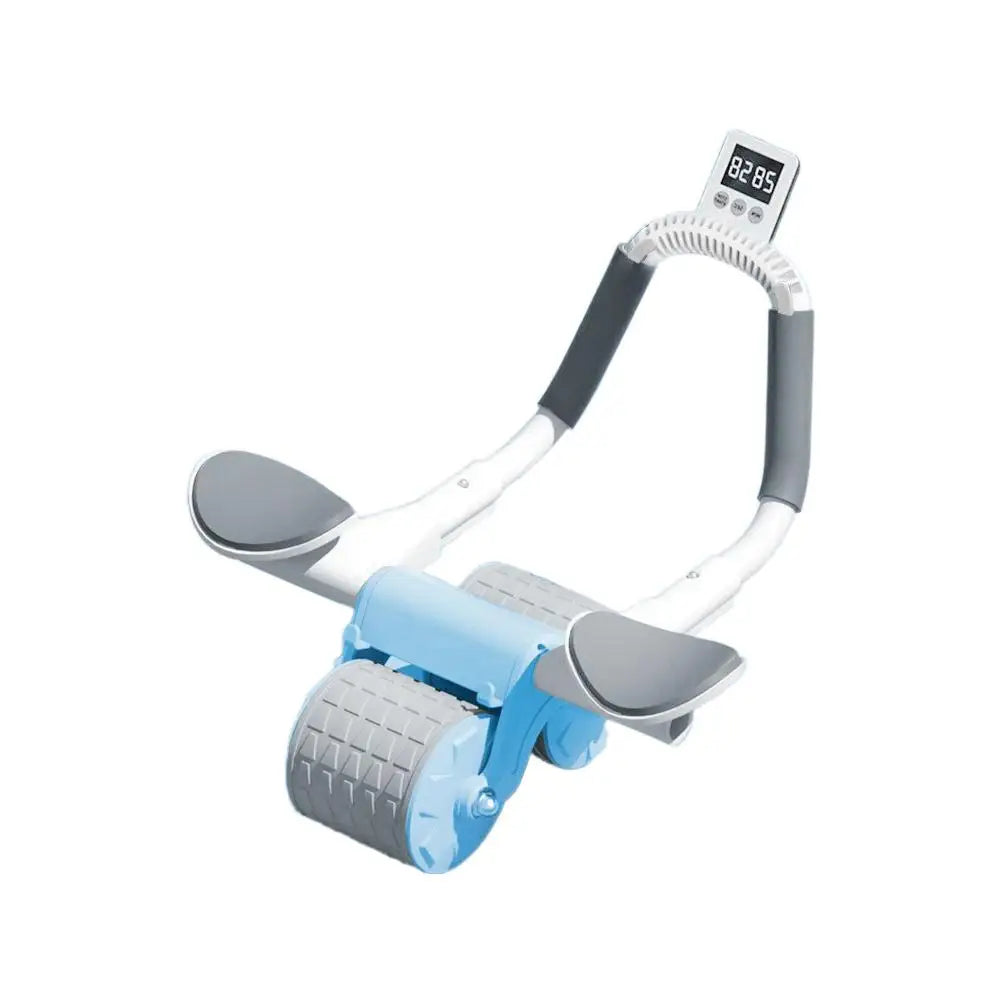 Elbow Supported Automatic Rebound Abdominal Tire Counting Display Screen AB Roller Wheel Training Equipment